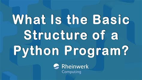 basic python code structure