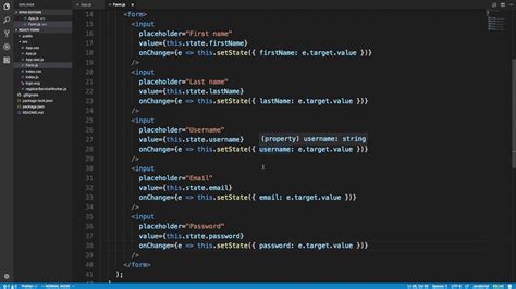 basic react code