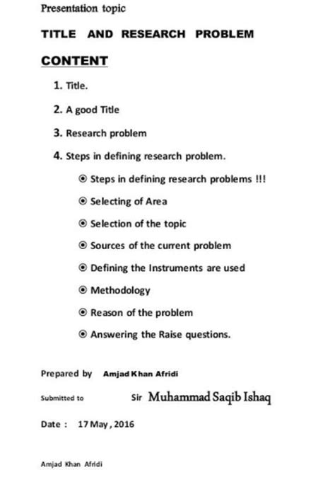 basic research title examples for students