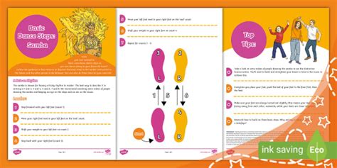 basic samba steps for kids