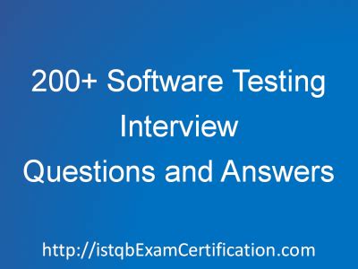 basic software testing interview questions and answers for freshers