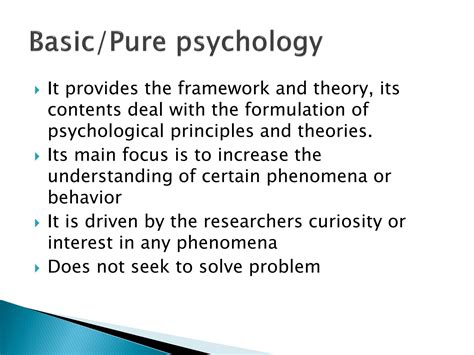 basic vs applied research in psychology