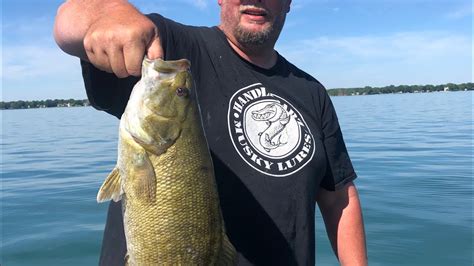 Bass caught on Detroit River