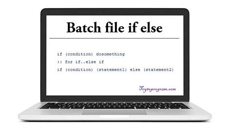 batch script if exist else