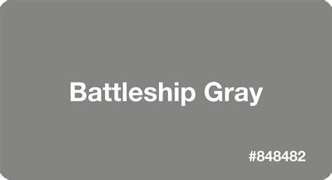 battleship grey paint code