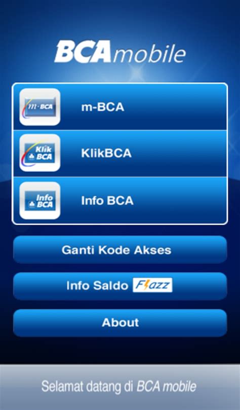 Fitur BCA mobile