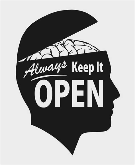 be open minded