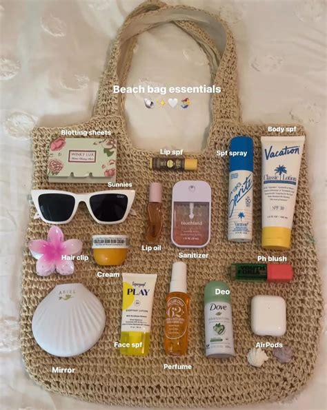 beach bag essentials vacation