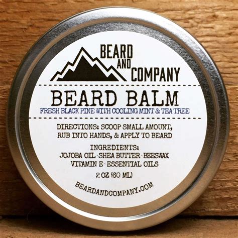 Beard oil or balm