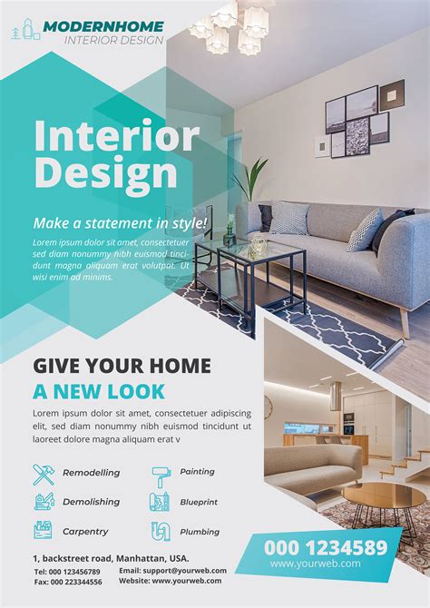 Beauty of Interior Design Flyer