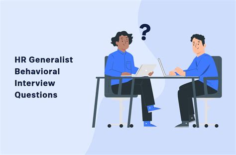 behavioral interview questions for hr generalist