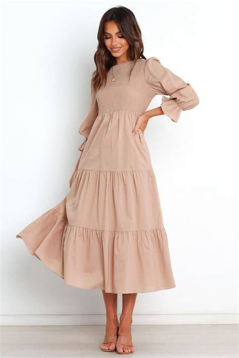 Beige Dress