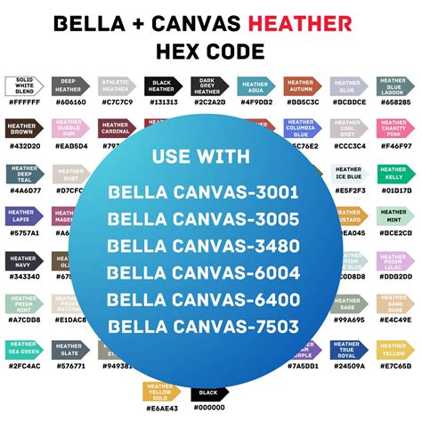 bella canvas asphalt hex code