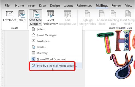 benefits of using mail merge in ms word