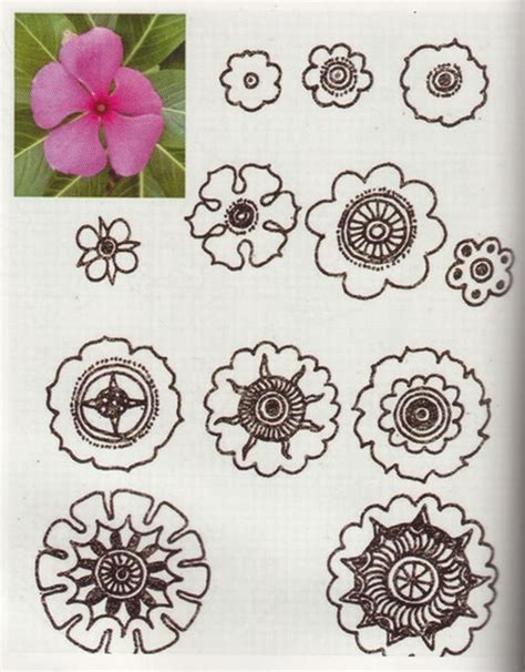 bentuk stilasi bunga