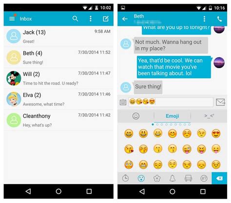 best messaging app for android tablet