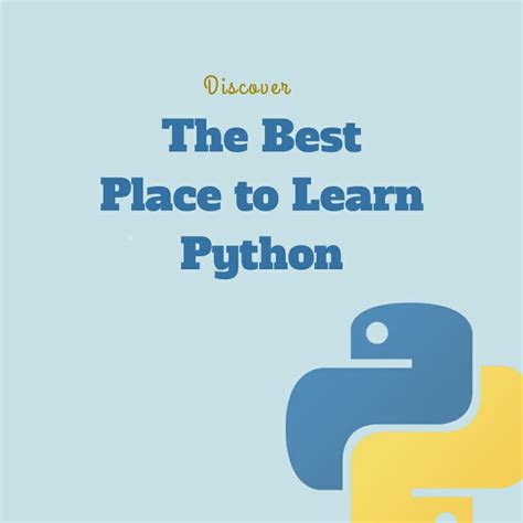 best place to learn python coding