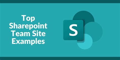 best sharepoint team site examples