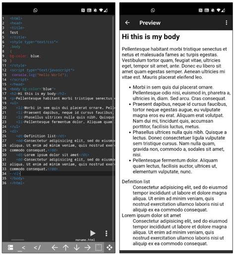 best text editor for coding android