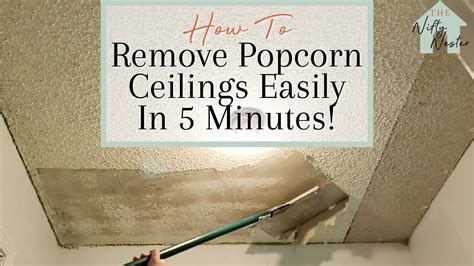 best way to remove popcorn texture