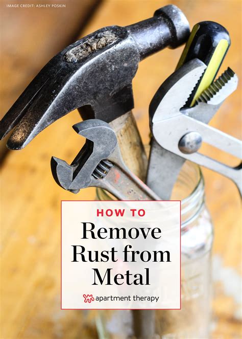 best way to remove rust from steel tools