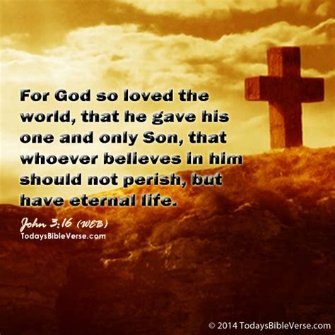 bible passage for god so loved the world