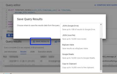bigquery maximum row size