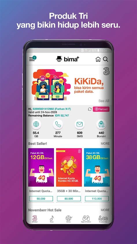 Aplikasi Bima+