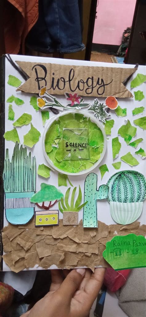 biology project file decoration ideas class 10