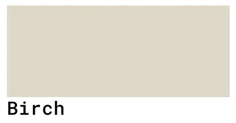 birch wood colour code