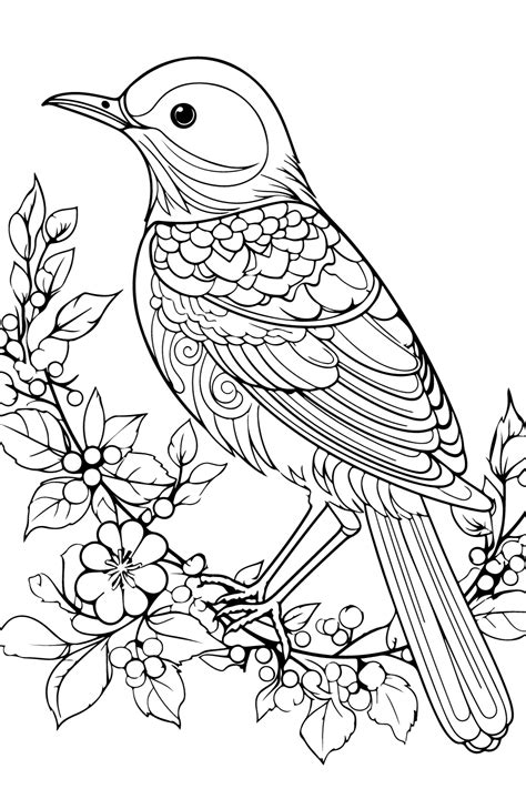 Bird Coloring Pages Coloring Wallpapers Download Free Images Wallpaper [coloring876.blogspot.com]