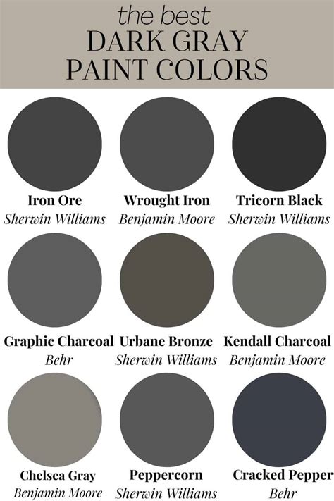 black grey paint code