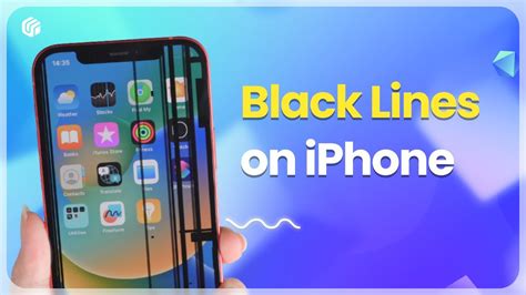 black lines on iphone screen after drop