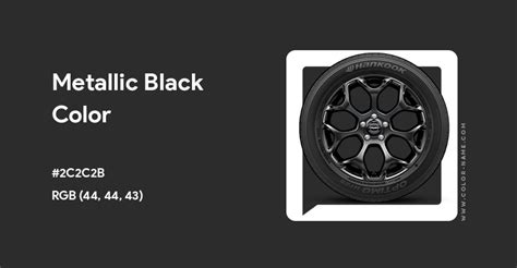 black metallic colour code