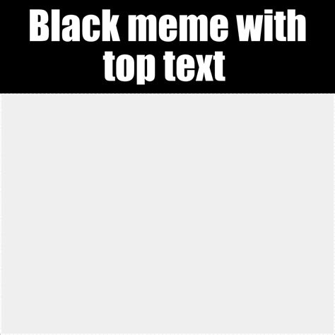 Black Outline Meme Template