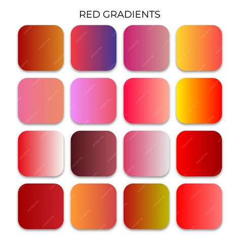 black red gradient color code