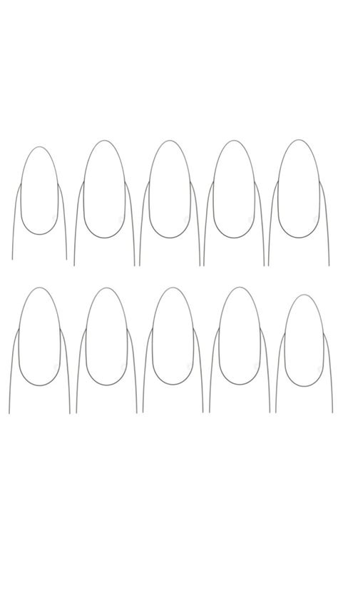 Blank Nail Chart