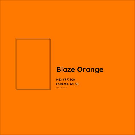 blaze orange hex code