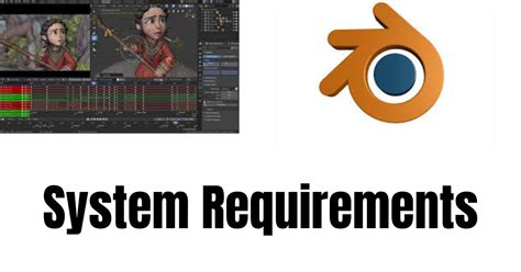 blender animation software system requirements