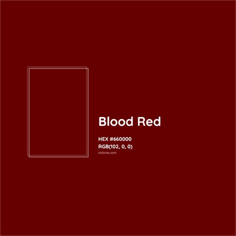blood red hex color code