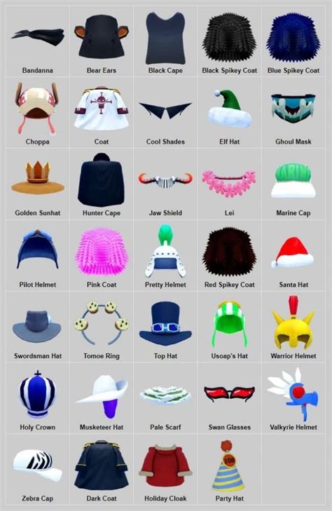 blox fruit list of accessories