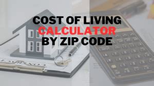 bls cost of living calculator by zip code