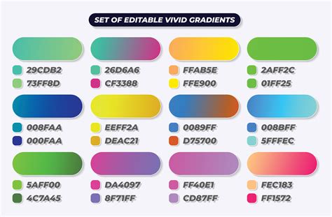 blue and yellow gradient hex code