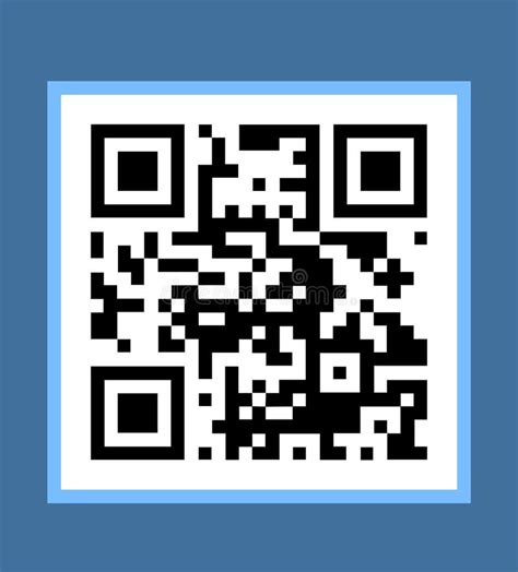 blue background qr code