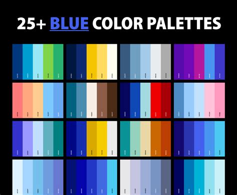 blue color combination hex code