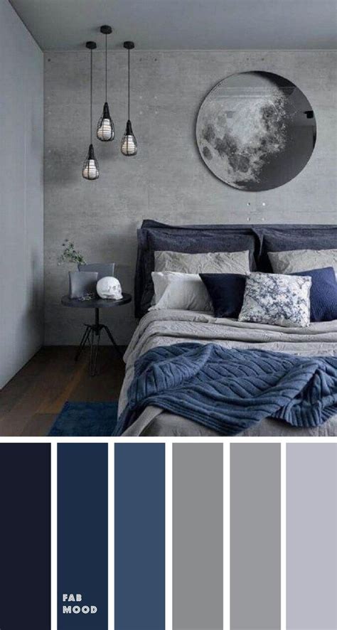 blue color palette for bedroom