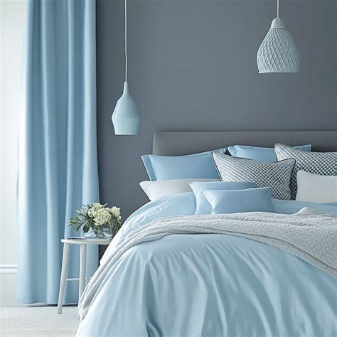 blue grey colour combination bedroom