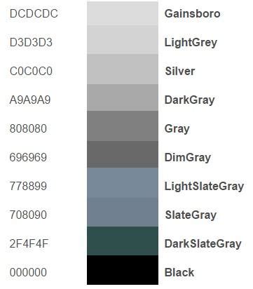 blue grey html code