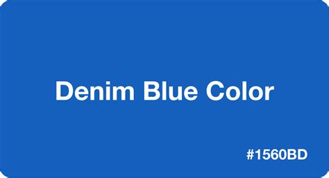 blue jeans color code