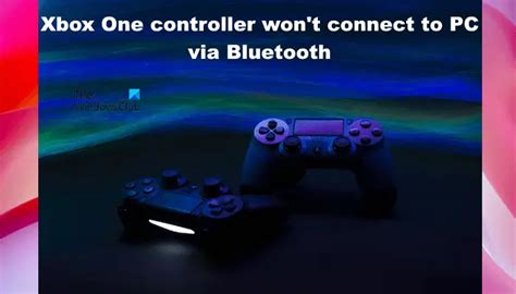 bluetooth xbox controller won t connect to pc